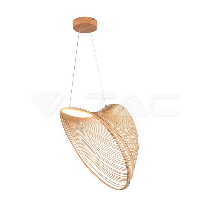 大流行中！ 10W SKU-23369 LED V – D600 3000K Wood Lamp Pendant Designer ライト・ランタン