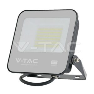 SKU-23688 50W LED Floodlight SMD SAMSUNG Chip 1m Wire Black Body Grey Frosted Glass 4000K