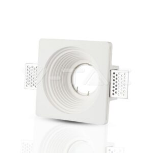 SKU-3152 GU10 Fitting Gypsum White Recessed Light Round
