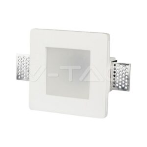 SKU-3691 GU10 Gypsum Fitting Frost Glass Square