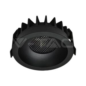 SKU-23673 18W LED Honey COMB Downlight Bridgelux Chip 3in1 Black Ring + Black Heating